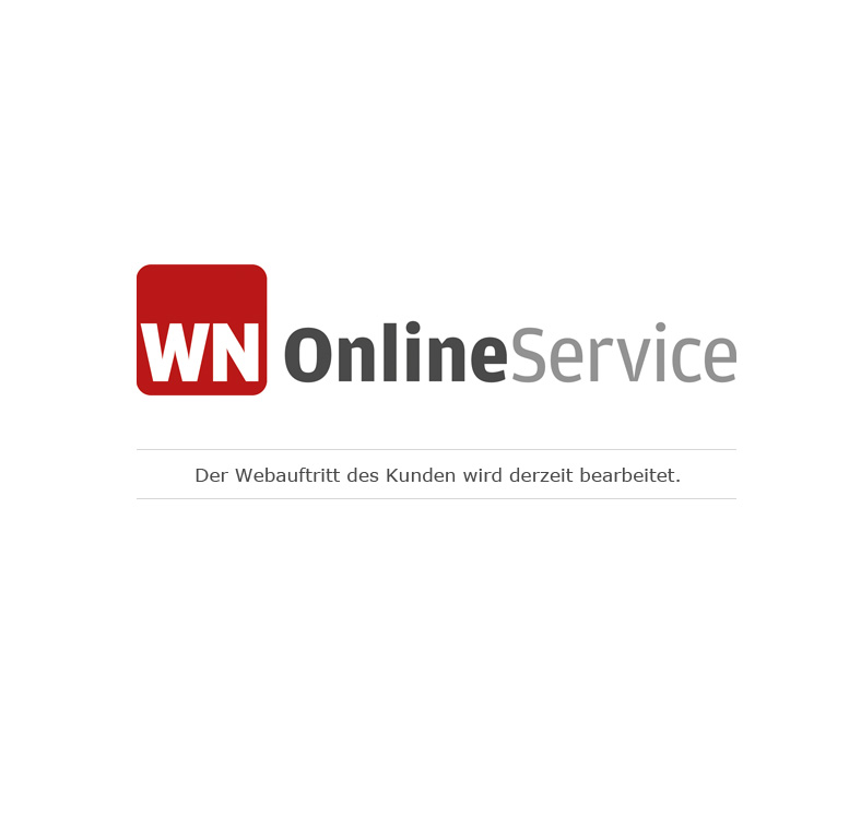 WN OnlineService - Hier entsteht ein neuer Internetauftritt